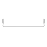 TOHALLERO BARRA IDEA 00586206 DOCOL