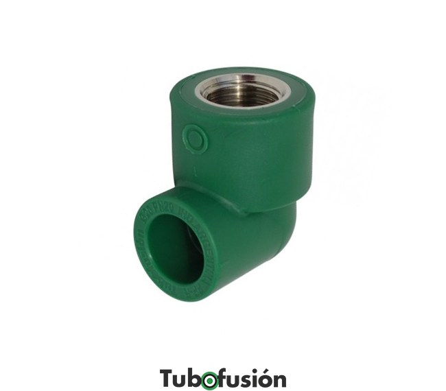 CODO ROSCA HEMBRA FUSIÓN 32X1&quot; TUBO FUSIÓN